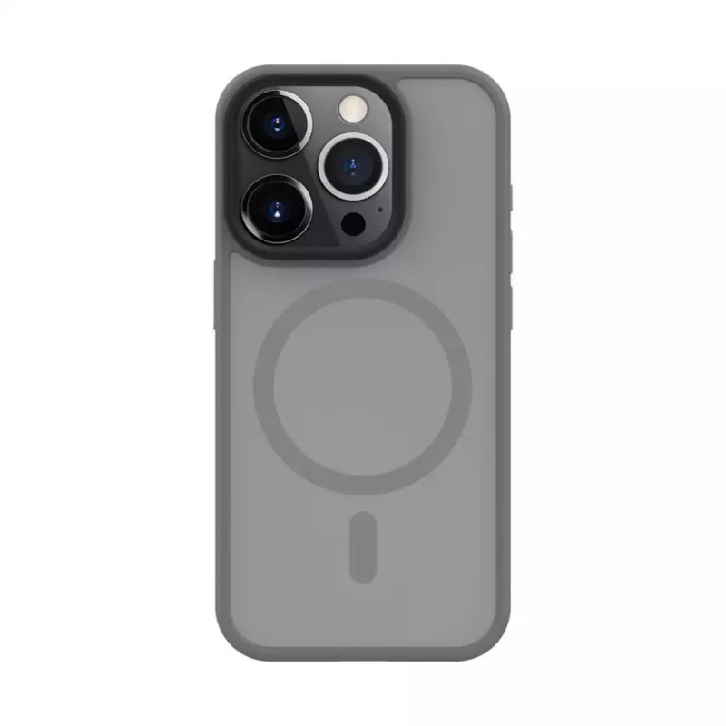 Evelatus Apple iPhone 15 Pro hybride hoesje met MagSafe PC+TPU zilver