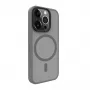 Evelatus Apple iPhone 15 Pro hybride hoesje met MagSafe PC+TPU zilver