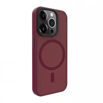 Evelatus Apple iPhone 15 Pro hybride hoesje met MagSafe PC+TPU pruim