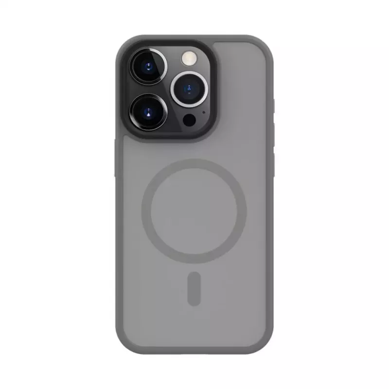 Evelatus Apple iPhone 15 Pro Max hybride hoesje met MagSafe PC+TPU zilver