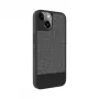 Evelatus Apple iPhone 15 Plus Plastic Leather MagSafe back cover grijs