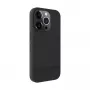 Evelatus Apple iPhone 15 Pro Plastic Leather MagSafe back cover zwart