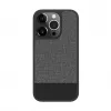 Evelatus Apple iPhone 15 Pro Plastic Leather MagSafe back cover grijs