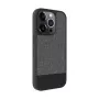 Evelatus Apple iPhone 15 Pro Plastic Leather MagSafe back cover grijs