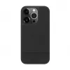 Evelatus Apple iPhone 15 Pro Max Plastic Leather MagSafe back cover zwart