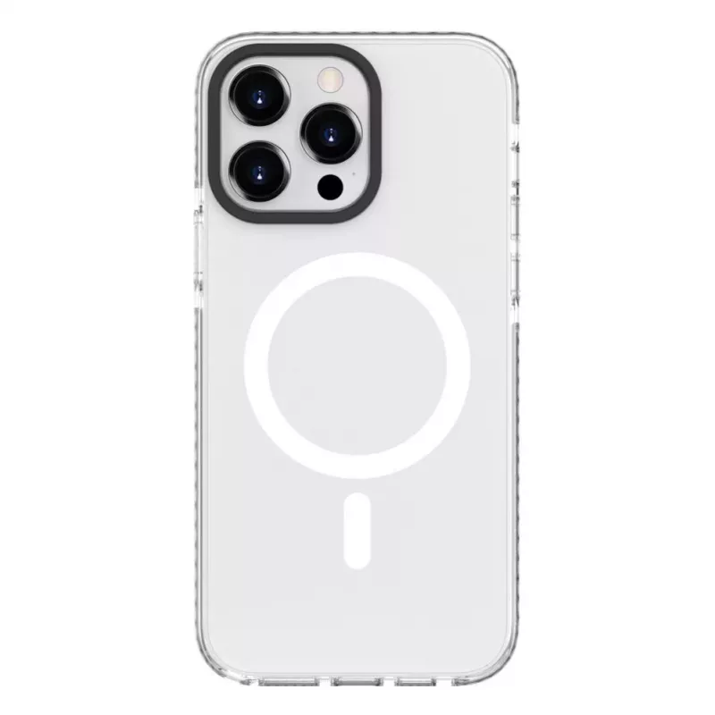 Evelatus Apple iPhone 15 Pro Max Clear Case PC+TPU met MagSafe transparant