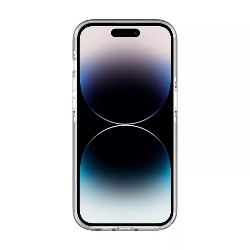 Evelatus Apple iPhone 15 Pro Max clear case PC+TPU met MagSafe transparant zwart