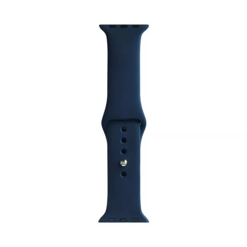 Evelatus Apple Watch 38/40/41mm silicone Loop horlogebandje (132mm M/L) blauw