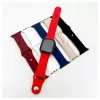 Evelatus Apple Watch 38/40/41mm silicone Loop horlogebandje (132mm M/L) blauw