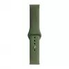 Evelatus Watch 20mm silicone Loop horlogebandje (130mm M/L) donkergroen