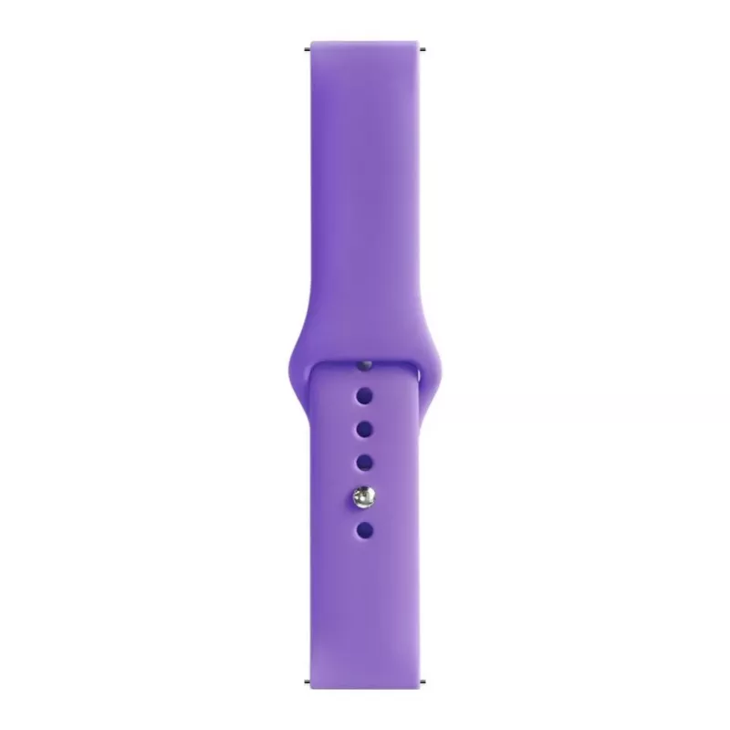 Evelatus Watch 20mm silicone Loop horlogebandje (130mm M/L) diep paars