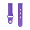 Evelatus Watch 20mm silicone Loop horlogebandje (130mm M/L) diep paars
