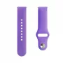 Evelatus Watch 20mm silicone Loop horlogebandje (130mm M/L) diep paars