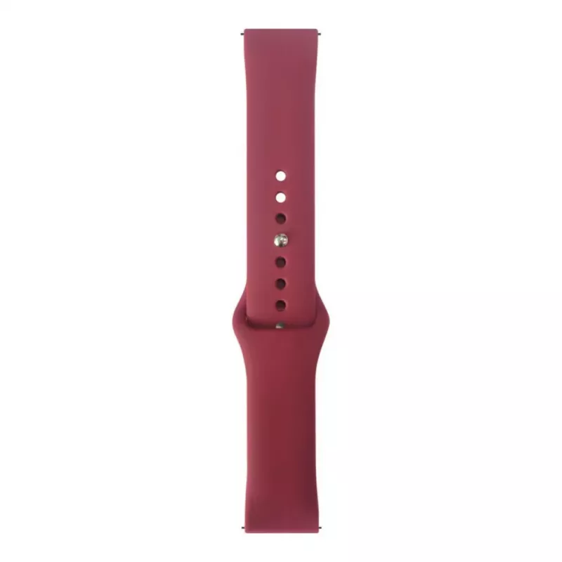 Evelatus horloge 20mm silicone loop horlogebandje (130mm M/L) pruim