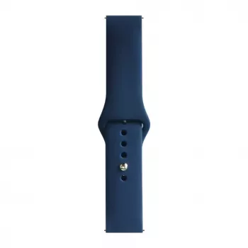 Evelatus horloge 20mm silicone loop horlogebandjes (130mm M/L) blauw