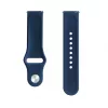 Evelatus horloge 20mm silicone loop horlogebandjes (130mm M/L) blauw