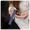 Evelatus horloge 20mm silicone loop horlogebandjes (130mm M/L) blauw