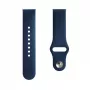 Evelatus horloge 20mm silicone loop horlogebandjes (130mm M/L) blauw
