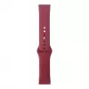 Evelatus horloge 22mm silicone loop horlogebandje (130mm M/L) pruim