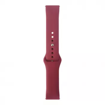 Evelatus horloge 22mm silicone loop horlogebandje (130mm M/L) pruim