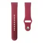 Evelatus horloge 22mm silicone loop horlogebandje (130mm M/L) pruim