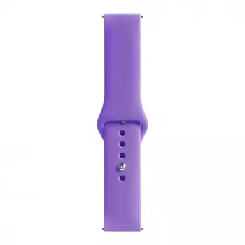 Evelatus horloge 22mm silicone loop horlogebandjes (130mm M/L) diep paars