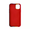 Evelatus Apple iPhone 15 silicone hoesje meerkleurig regenboog