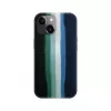 Evelatus Apple iPhone 15 silicone hoesje meerkleurig groen