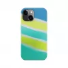 Evelatus Apple iPhone 15 Plus silicone hoesje meerkleurig geel groen