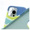 Evelatus Apple iPhone 15 Pro Max silicone hoesje meerkleurig geel-groen
