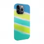 Evelatus Apple iPhone 15 Pro Max silicone hoesje meerkleurig geel-groen