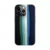 Evelatus Apple iPhone 15 Pro Max silicone hoesje meerkleurig groen