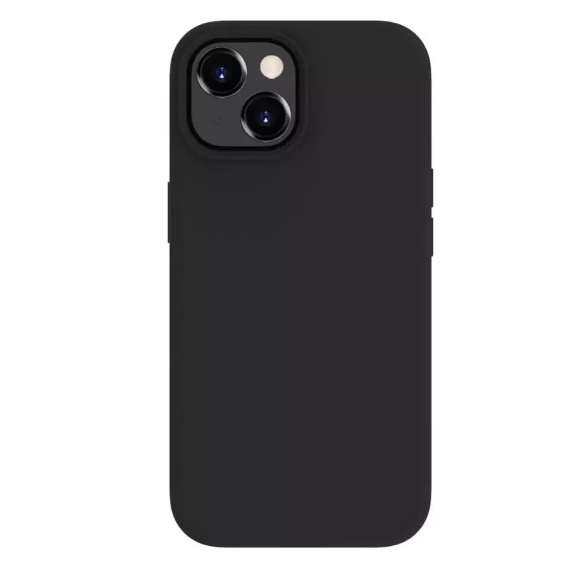 Evelatus Apple iPhone 15 Plus Premium Soft Touch silicone hoesje zwart