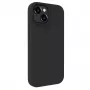 Evelatus Apple iPhone 15 Plus Premium Soft Touch silicone hoesje zwart