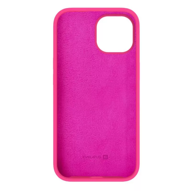 Evelatus Apple iPhone 15 Premium Soft Touch silicone hoesje roze