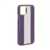 iLike Apple iPhone 11 diamanten en leren hoesje paars