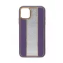 iLike Apple iPhone 11 diamanten en leren hoesje paars