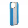iLike Apple iPhone 11 diamanten en leren hoesje blauw