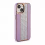 iLike Apple iPhone 15 diamanten en leren hoesje roze zand