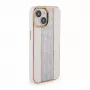 iLike Apple iPhone 15 diamanten en leren hoesje wit