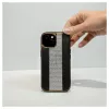 iLike Apple iPhone 15 diamanten en leren hoesje zwart