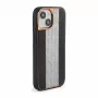 iLike Apple iPhone 15 diamanten en leren hoesje zwart