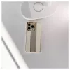 iLike Apple iPhone 15 Pro Max diamanten en leren hoesje wit
