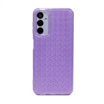 iLike Samsung Galaxy A14 5G silicone hoesje Shine transparant paars