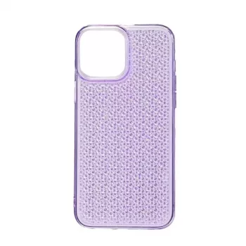 iLike Apple iPhone 14 silicone hoesje Shine transparant paars