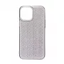 iLike Apple iPhone 14 silicone hoesje Shine transparant zwart
