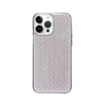 iLike Apple iPhone 14 Pro silicone hoesje Shine transparant zwart