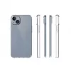 Evelatus Apple iPhone 15 Plus transparante silicone case 1,5mm TPU transparant