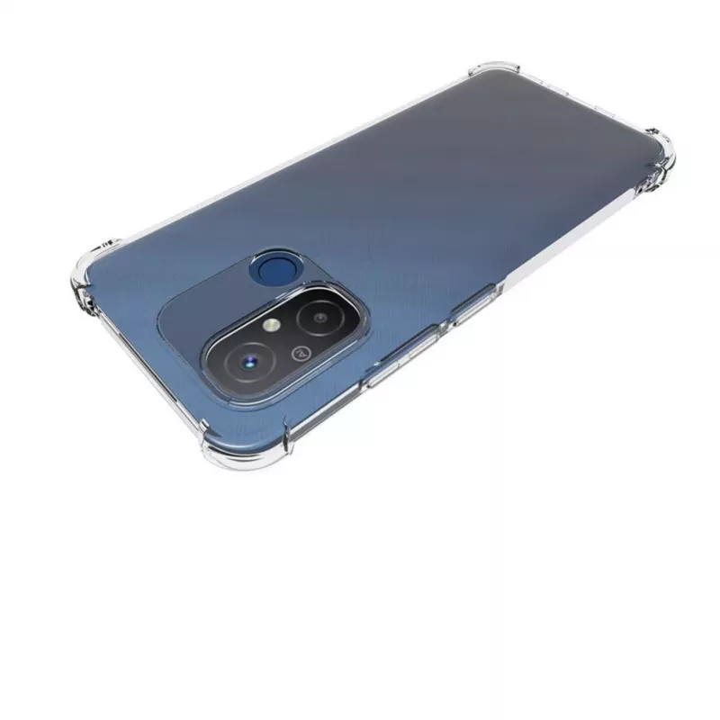 Evelatus Xiaomi Redmi 12C militaire shockproof silicone case transparant