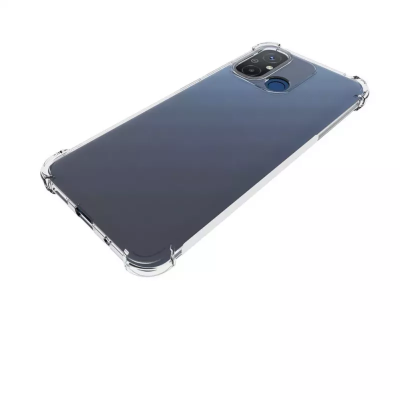 Evelatus Xiaomi Redmi 12C militaire shockproof silicone case transparant
